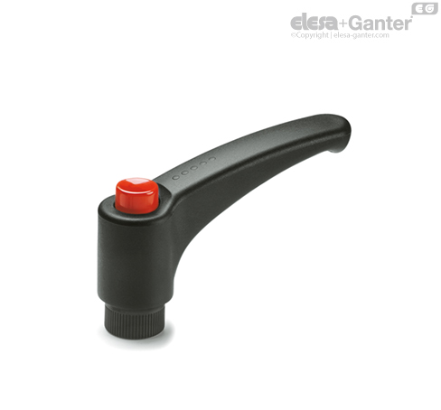 ERX-B Adjustable handles Brass boss, threaded hole